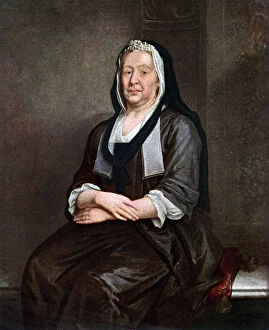 Images Dated 24th November 2007: Mrs Richard Hogarth, the artists mother, mid 18th century (1901). Artist: William Hogarth