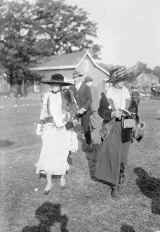Disorientation Prints: Mrs. R.L. Gerry, Carol Harriman, 1916. Creator: Bain News Service