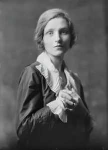 Pleated Prints: Mrs. Robbins Russell, portrait photograph, 1918 May 17. Creator: Arnold Genthe