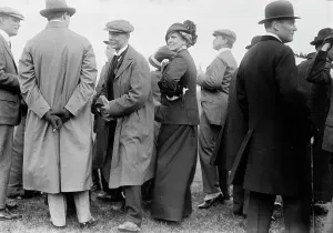 Race Track Prints: Mrs. Roosevelt, 1913. Creator: Bain News Service