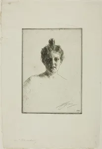 Mrs. Runeberg, 1900. Creator: Anders Leonard Zorn