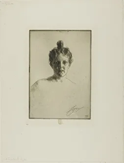 Mrs. Runeberg, 1900. Creator: Anders Leonard Zorn