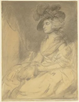1727 1788 Prints: Mrs. Sarah Siddons, 1785. Creator: Thomas Gainsborough (British, 1727-1788)