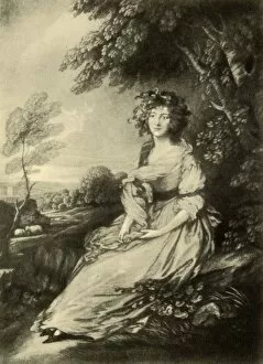 Dame Edith Louisa Sitwell Gallery: Mrs. Sheridan, c1785, (1942). Creator: Gainsborough Dupont
