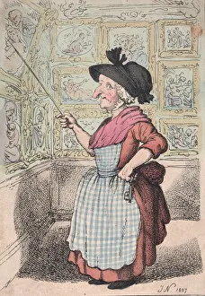 Mrs. Showell, the Woman who shows General Guises Collection of Pictures at O