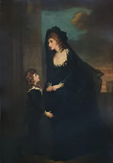 William Hamilton Prints: Mrs. Siddons and Her Son in the Tragedy of Isabella