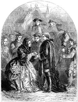 Jacobites Collection: Mrs Skyring welcoming the Young Pretender, 18th century (19th century).Artist: TE Nicholson