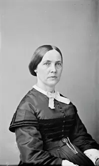 Hooped Gallery: Mrs. Stearns, between 1855 and 1865. Creator: Unknown