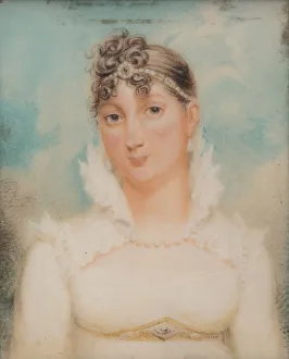 Pearl Necklace Prints: Mrs. Stephen Van Rensselaer III (Cornelia Paterson), ca. 1810. Creator: Robert Fulton