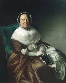 Copley John Singleton Prints: Mrs. Sylvanus Bourne, 1766. Creator: John Singleton Copley