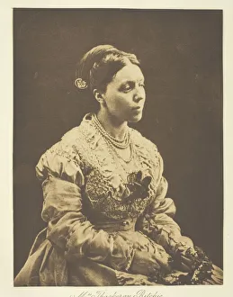 Edition 138 140 Prints: Mrs. Thackeray Ritchie, 1870, printed c. 1893. Creator: Julia Margaret Cameron