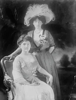 Heiress Prints: Mrs. Thos. Walsh and Mrs. McLean, her daughter, 1910. Creator: Bain News Service