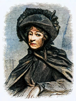 Edward Walford Prints: Mrs. Thrale, (c1878). Creator: Unknown. Mrs. Thrale, (c1878). Creator: Unknown