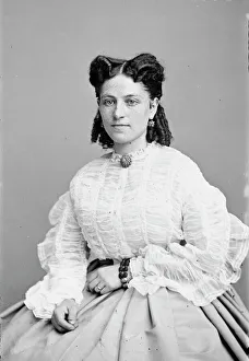 Petticoat Collection: Mrs. Van Zandt, between 1855 and 1865. Creator: Unknown
