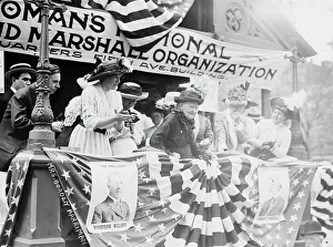 Speaker Prints: Mrs. Vibbirt speaking, between c1910 and c1915. Creator: Bain News Service
