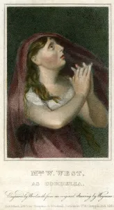 Cordelia Prints: Mrs W West as Cordelia, 1820. Artist: Thomas Charles Wageman