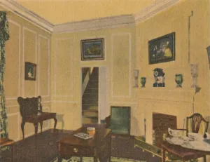 Capitol Souvenir Prints: Mrs. Washingtons Sitting Room, 1946