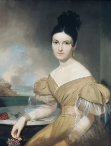 Durand Asher Brown Prints: Mrs. Winfield Scott, 1831. Creator: Asher Brown Durand