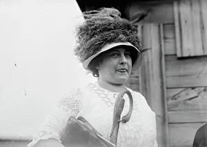 Sticking Out Tongue Prints: Mrs. Winsor McCay, between c1910 and c1915. Creator: Bain News Service