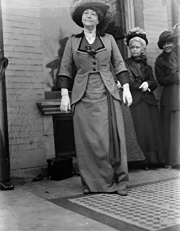 Mrs Woodrow Wilson Prints: Mrs. Woodrow Wilson at 1st Breakfast