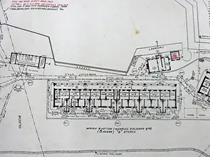Plan Prints: Msida Bastion - Married Soldiers Quartier, 1906. Creator: Unknown