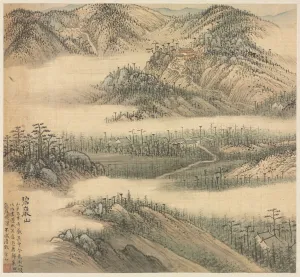 Song Xu Chinese Prints: Mt. Biyan (Green Cliff), 1500s. Creator: Song Xu (Chinese, 1525-c. 1606)