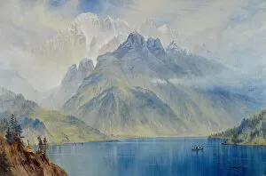 Dolomites Gallery: Mt Civetta, 1867. Creator: Elijah Walton