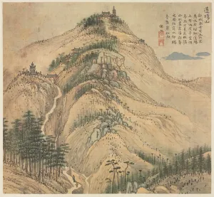 Song Xu Chinese Prints: Mt. Daochang, 1500s. Creator: Song Xu (Chinese, 1525-c. 1606)