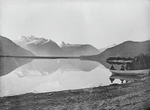 Southern Alps Prints: Mt Earnslaw, from Glenorchy, c1870s. Creator: Burton Brothers