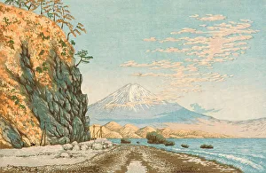 Fuji Prints: Mt. Fuji from Satta, Sketched at 9:00 a