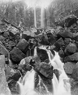 British Colony Prints: Mt Tamborine St Bernard Falls, 1894. Creator: Poul C Poulsen