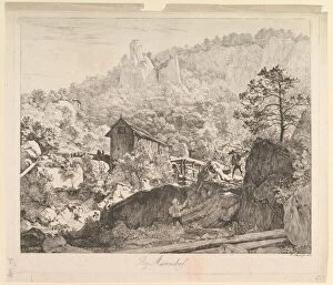 Alpine Collection: Around Muckendorf, 1818. Creator: Johann Christian Erhard