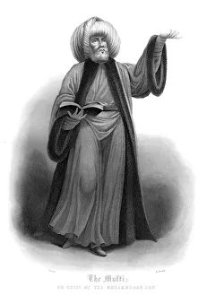 James Gardner Prints: The Mufti, Chief of Mohammedan Law. Artist: James Gardner