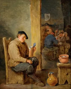 Empty Prints: The Empty Mug, 1668. Creator: David Teniers II