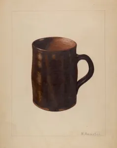 Amantea Nicholas Gallery: Mug, c. 1936. Creator: Nicholas Amantea