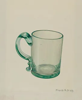 Gray Frank Prints: Mug, c. 1939. Creator: Frank Gray