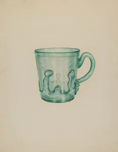 Mug, c. 1939. Creator: Van Silvay