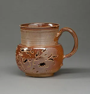 Salt Glaze Prints: Mug, Nottinghamshire, c. 1700. Creator: Unknown
