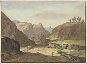 Cliffs Prints: The Muhlental near Jena, c1775-1779. Creator: Georg Melchior Kraus
