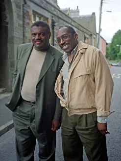 Brecon Prints: Mulgrew Miller, and Alvin Queen, Brecon Jazz Festival, August 2002. Artist: Brian O Connor