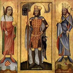 Images Dated 10th September 2009: Mulhouse Altarpiece, open, c1385 (1955)