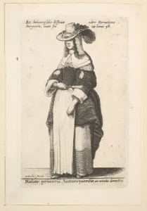 Mulier primaria Antuerpiensis, in ornatus domestica (Gentlewoman of Antwerp in domestic