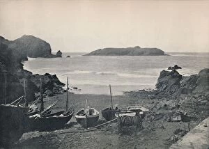 Round The Coast Collection: Mullion Cove - Showing Mullion Island, 1895