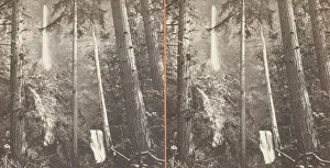Carleton Emmons Watkins Gallery: Multnomah Falls, Columbia River, 1867. Creator: Carleton Emmons Watkins