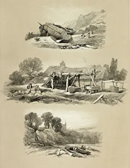 Harding Jd Prints: Mumbles, from Picturesque Selections, c. 1859-60. Creator: James Duffield Harding