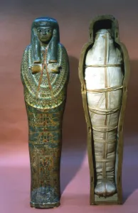Mummy Prints: Mummy and mummy case of a princess, Ancient Egyptian, 21st Dynasty, 1069-945 BC
