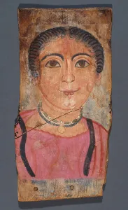 Mummy Prints: Mummy Portrait of a Woman, A.D. 175-200. Creator: Unknown