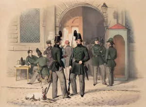 Münchner Volksbewaffnung. Studenten-Freikorps, 1848 Münchner Volksbewaffnung. Studenten-Freikorps, 1848