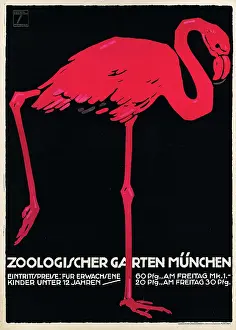Hohlwein Prints: Munich Zoo, 1912. Creator: Hohlwein, Ludwig (1874-1949)