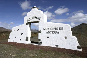 Municipal boundary, Antigua, Fuerteventura, Canary Islands